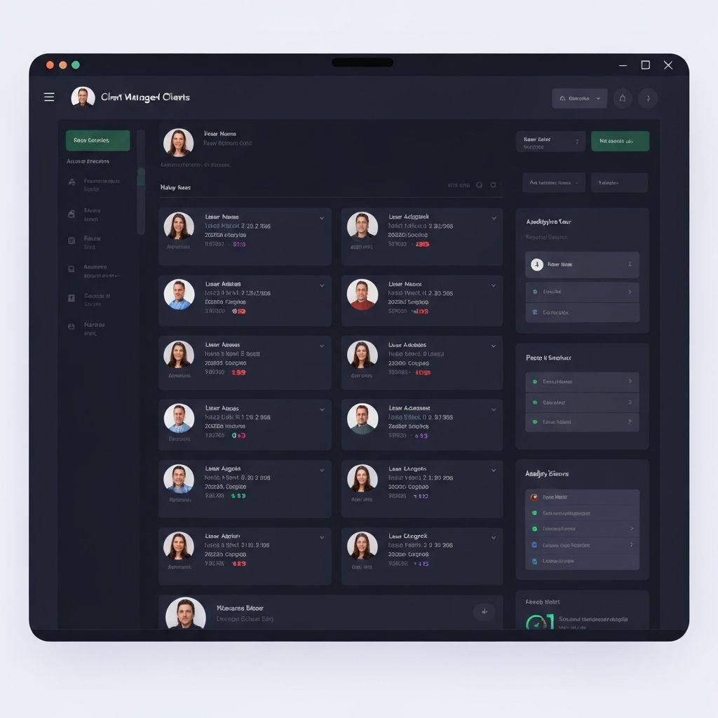 Client Management Desktop App
